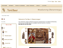 Tablet Screenshot of holzschnitzerei-tonibaur.de